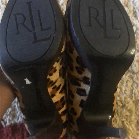 Leopard Faux Heels - Picture 3 of 6